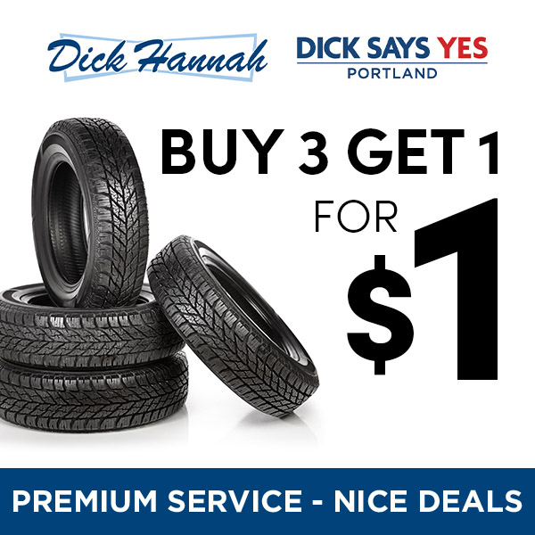 SPECIAL TIRE OFFER: BUY 3, GET 4TH FOR A $1